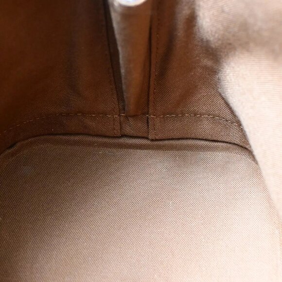 LOUIS VUITTON LV Logo Alma Hand Bag Monogram Leather Brown France - Picture 11 of 16